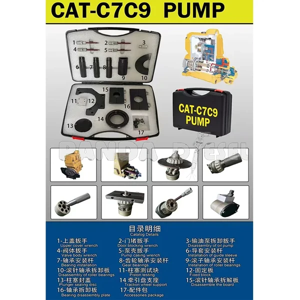 herramientas de reparación de bomba HEUI para Caterpillar ct047