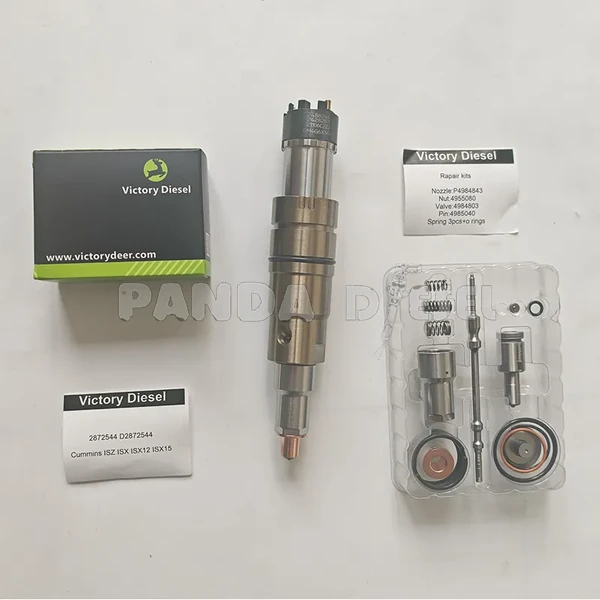 Inyector de combustible 2872544 D2872544 para motor Cummins ISX ISX12 ISX15 Piezas nuevas de posventa