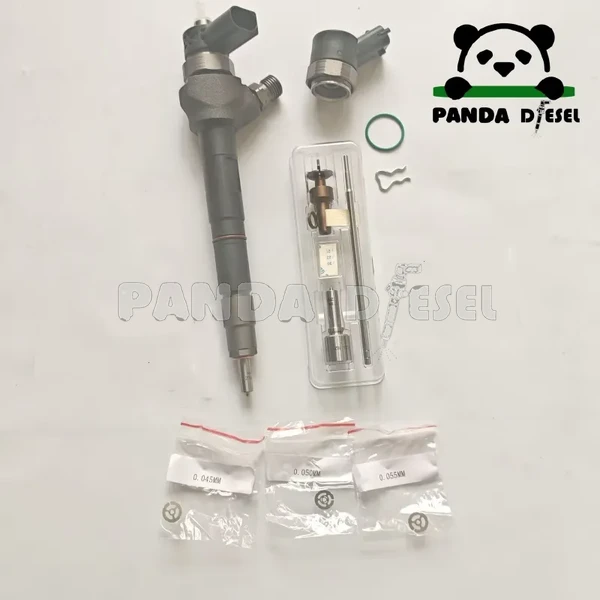 Kit de reparación y revisión para inyector CR 0445110647, compatible con 0445110646, 0445110368, 0445110369, VW Amarok 2.0, Caddy, Golf 03l130277j, 0986435167, boquilla dlla162p2160, válvula de control f00vc01502.