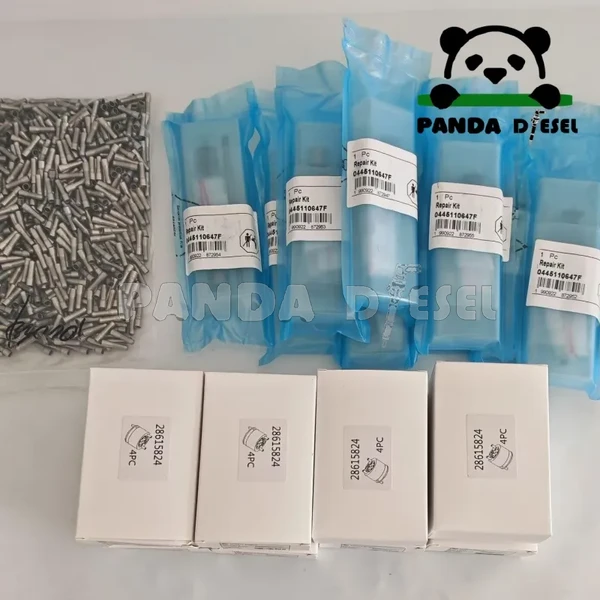 kit de reparación y reconstrucción de inyector CR 0445110647 para 0445110646 0445110368 0445110369 VW Amarok 2.0 Caddy Golf 03l130277j 0986435167 boquilla dlla162p2160 válvula de control f00vc01502