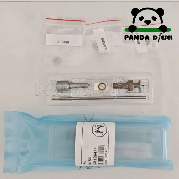 kit de reparación y reconstrucción de inyector CR 0445110647 para 0445110646 0445110368 0445110369 VW Amarok 2.0 Caddy Golf 03l130277j 0986435167 tobera dlla162p2160 válvula de control f00vc01502