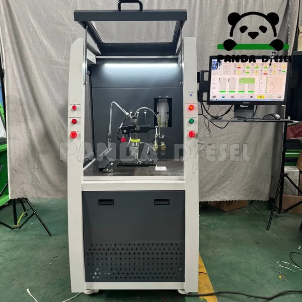 Banco de pruebas de inyectores Common Rail CR1016 con tubo de vidrio