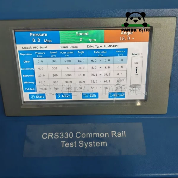 sistema de prueba common rail crs330