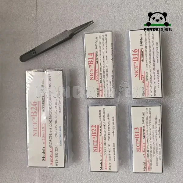 500 piezas 120 calzas b14 b13 b16 b22 b26 kit de ajuste de juntas para inyector common rail Bosch 120