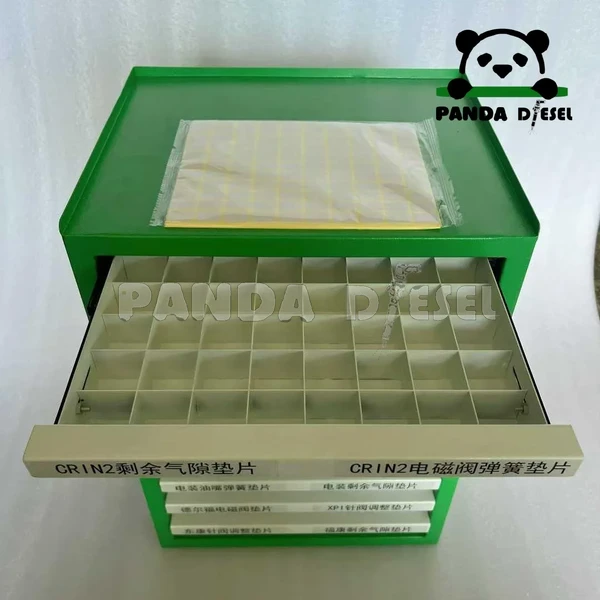 Caja de almacenamiento para armario de banco de trabajo para calzas de riel común diésel y piezas de inyector, fabricante.