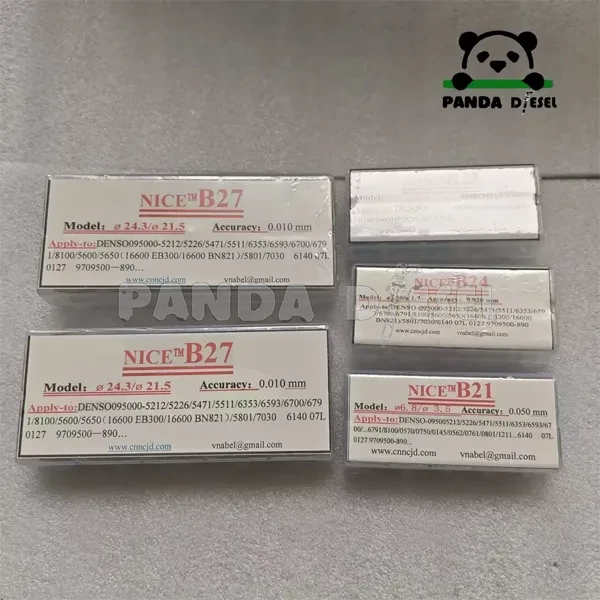 Kit de calzas common rail de 400 piezas para inyectores Denso
