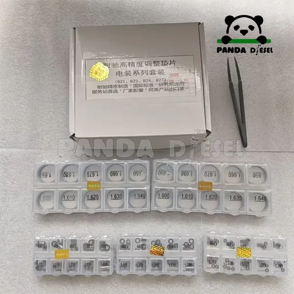 Kits de shims common rail de 400 piezas para inyectores Denso