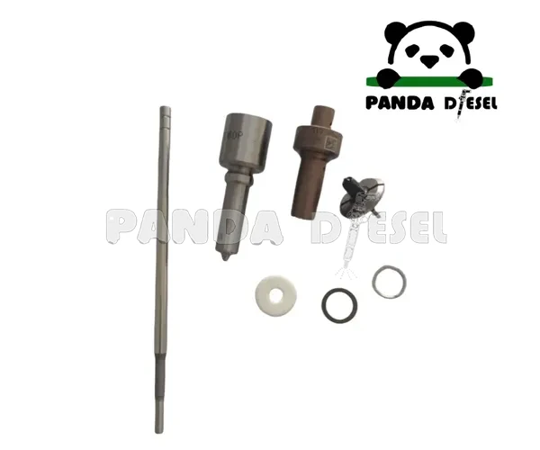 CRI2 Kit de Reparación y Reacondicionamiento de Inyector Common Rail 0445110616 0445110617 0445110480 con Boquilla DLLA160P2176 Válvula de Control F00VC01503 para BMW