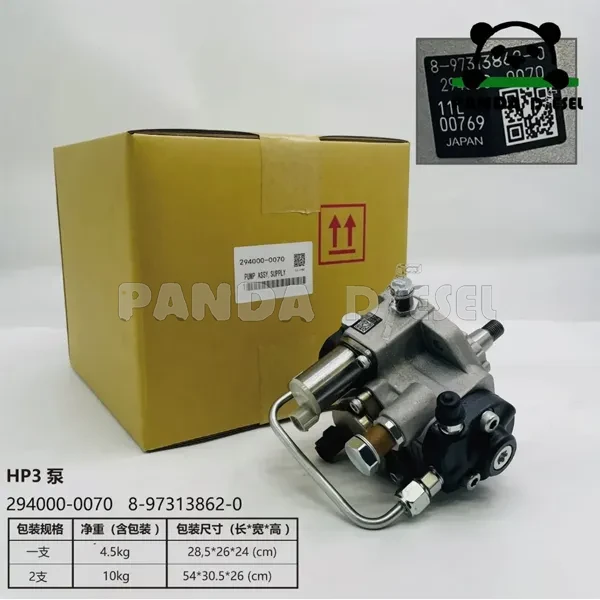 Bomba de inyección de combustible diésel common rail 294000 0070 8 97313862 0 compatible con motor diésel Isuzu Z17DTH.