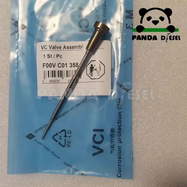 f00vc01358 juego de conjunto de válvula de inyector common rail Bosch para inyector diésel CR 0445110358 0445110359 0445110291 0445110386 0445110409