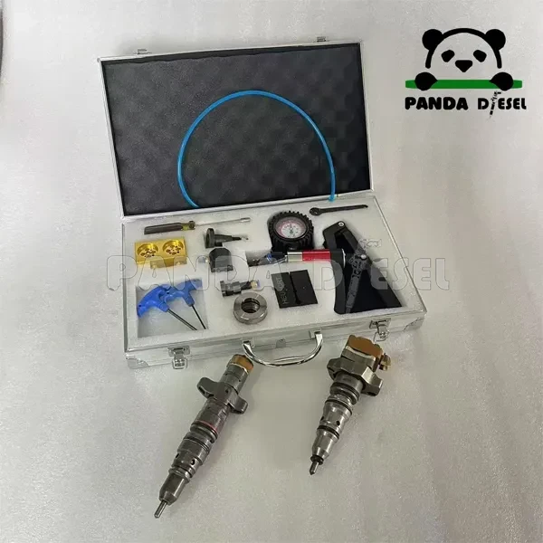 herramienta de prueba de fugas de la válvula de control del inyector diésel eui ct052 cat c7 c9 3126 y kit de herramientas de instalación de la válvula de control