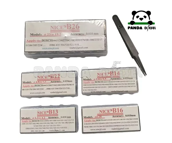500 PIEZAS 120 Arandelas de ajuste B14 B13 B16 B22 B26 Kit de juntas de ajuste para inyector Common Rail Bosch 120