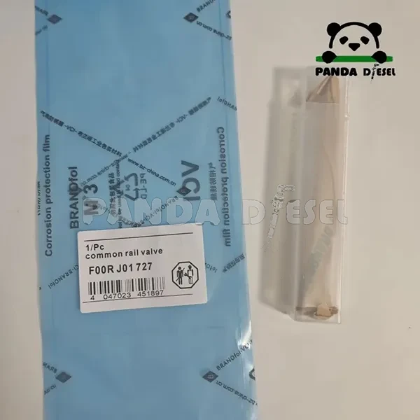 Válvula de control F00RJ01727 para inyector de combustible diésel Common Rail Válvula de control F 00R J01 727 para inyector