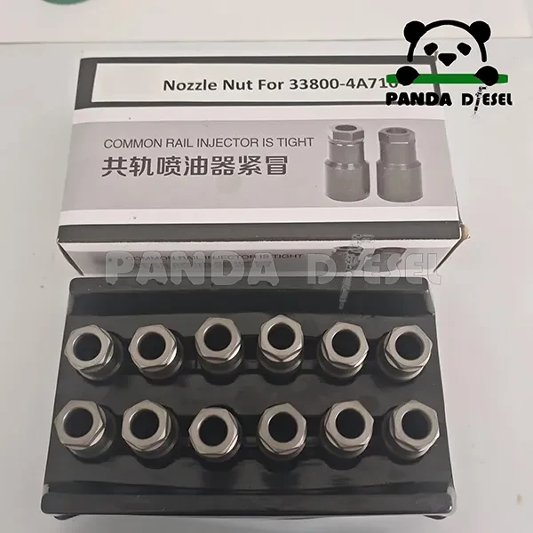 Tuerca de boquilla para inyector de combustible Common Rail Delphi 28229873 33800