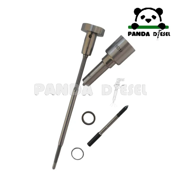 0986435568 Kit de reparación de inyector diésel Common Rail 0445120186 con boquilla Dlla153p1831 0433172119 Conjunto de válvula F00RJ02449 para VW MAN Tgs Constellation
