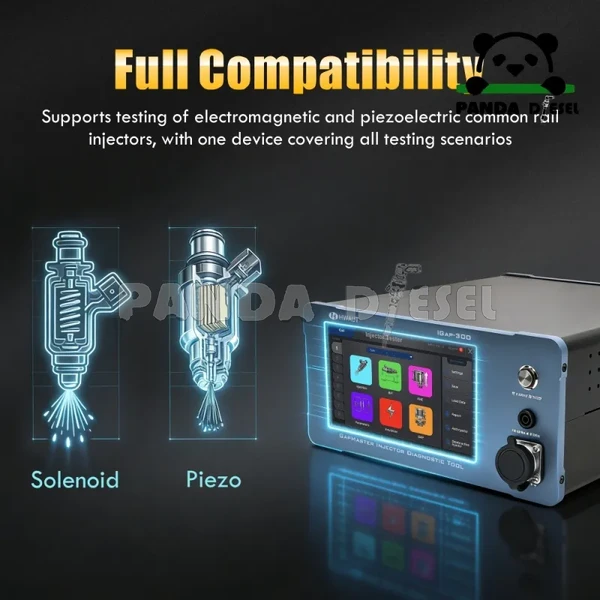 igap 300 probador de inyectores piezoeléctricos y de solenoide de combustible common rail de funciones completas con pantalla táctil de 7 pulgadas compañía