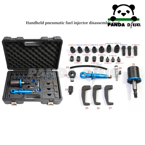 herramientas neumáticas de desmontaje manual duraderas y de alta calidad del fabricante Lamar para inyectores diésel Bosch, Delphi, Denso, Siemens
