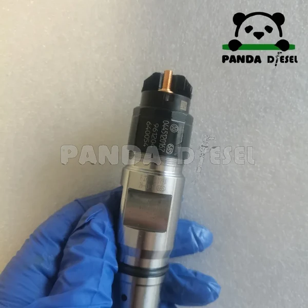 inyector de combustible common rail crin 0445120167 para motor diésel deutz mwm mahindra navistar cummins isle fábrica