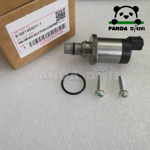 válvula de succión de bomba scv nueva 8 98145501 0 8981455010 para motor isuzu 4hk1 4jj1 excavadora hitachi zx200 5a zx140 compatible con case cx130b de fábrica