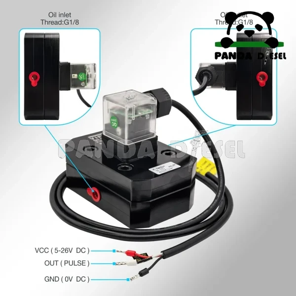 sensor de caudalímetro oval de alta precisión para fabricante de banco de pruebas de inyectores diésel common rail